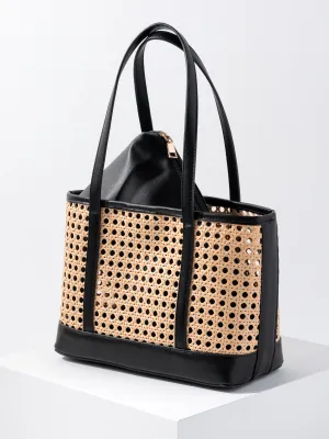 Soleil Mini Tote - Black