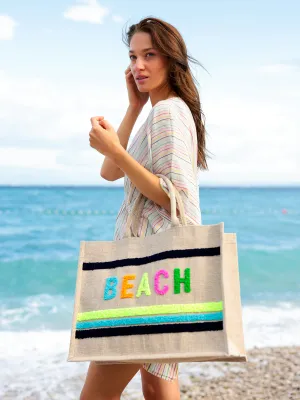 &quot;Beach&quot; Beach Bag