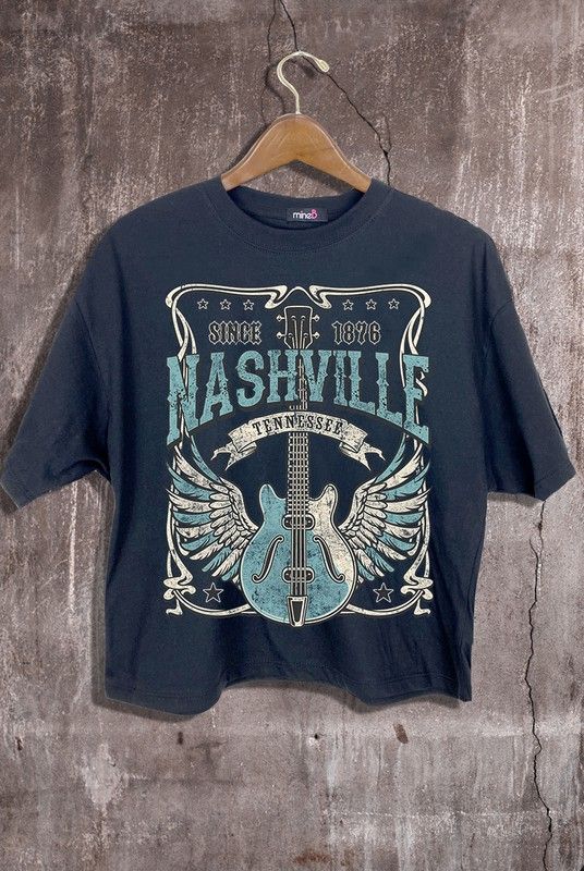 Nashville Graphic Cropped Tee