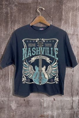 Nashville Graphic Cropped Tee
