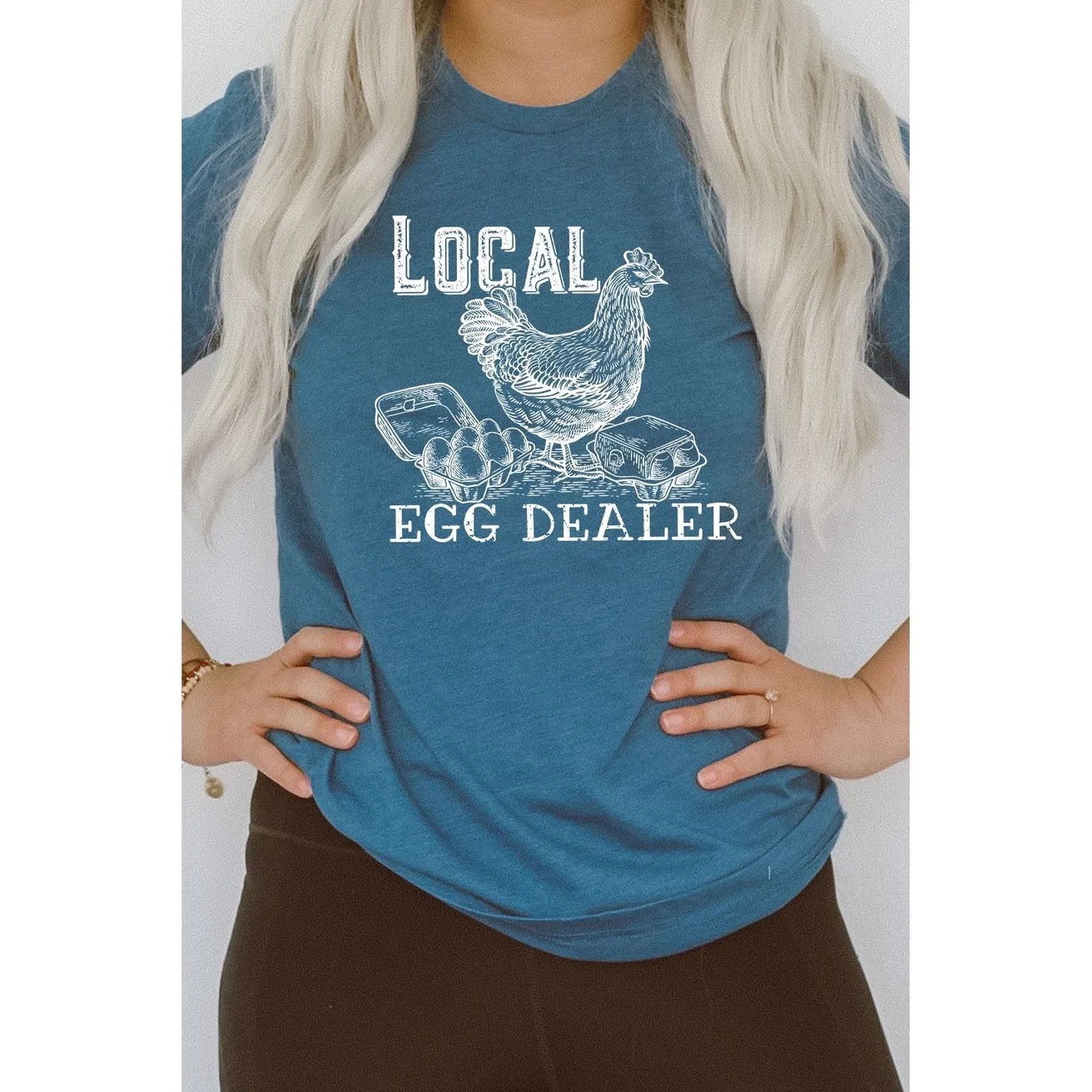 Local Egg Dealer- Heather Teal