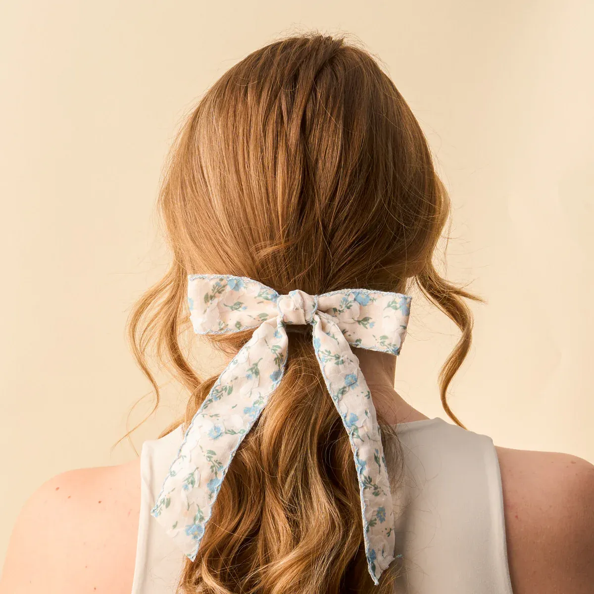 TDE Floral Flair Hair Bow 