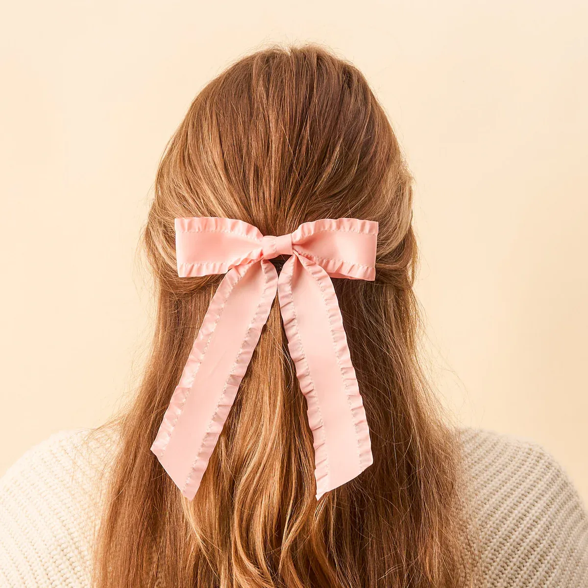 TDE Ruffle Hair Bow 