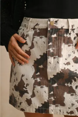 Miou Muse Bevo Mini Skirt 