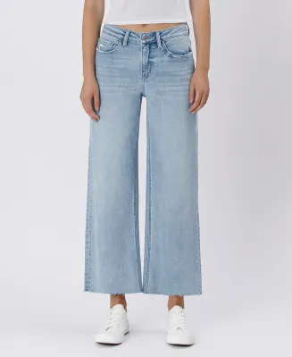 Vervet Olivia High Rise Crop Wide Leg Jeans