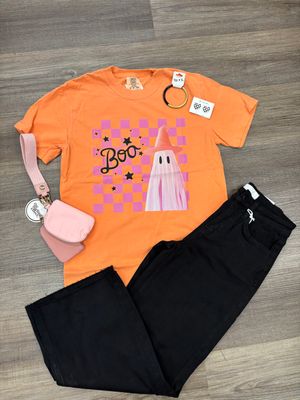 STS Comfort Colors BOO! Melon T-shirt 