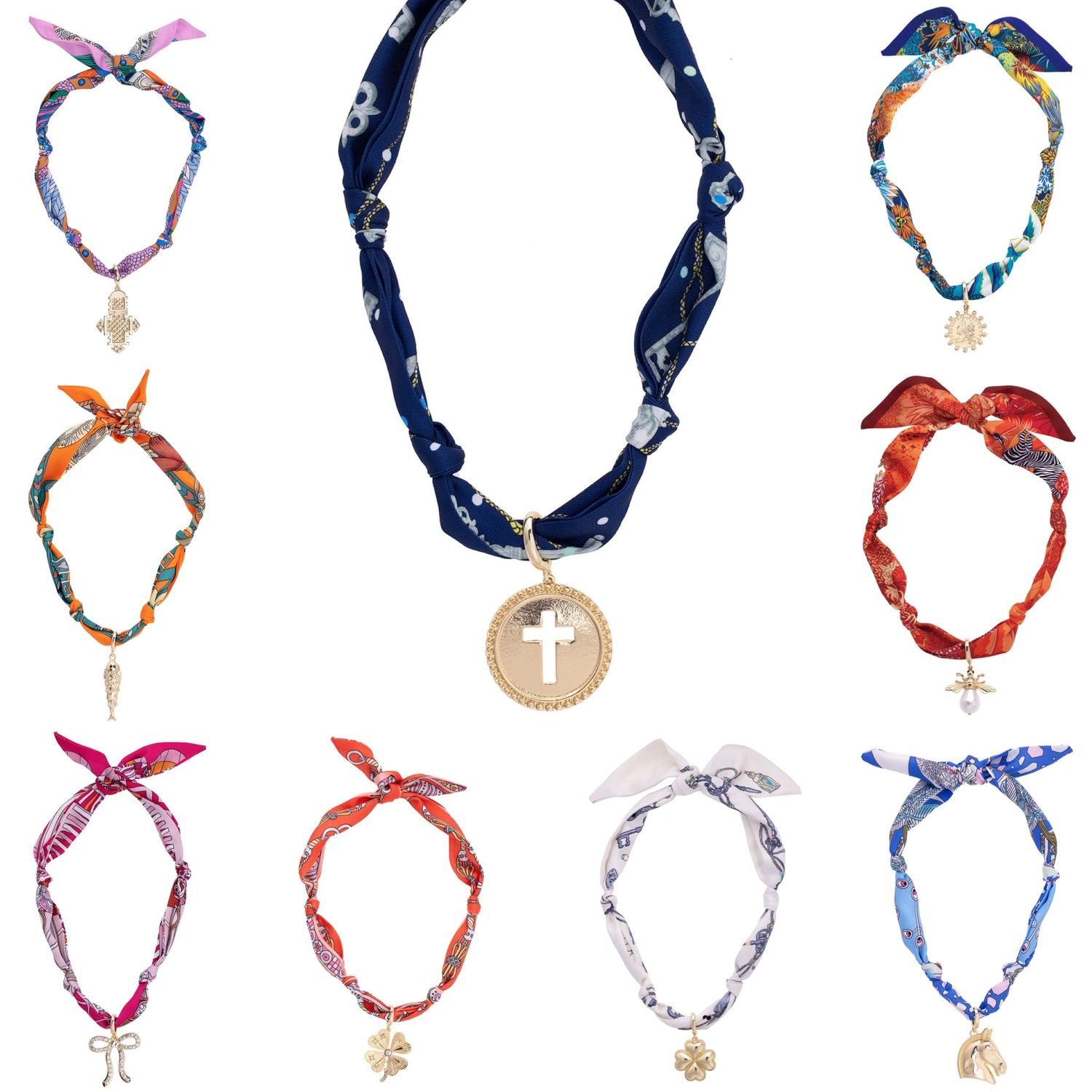 CANVAS Scarf Necklace