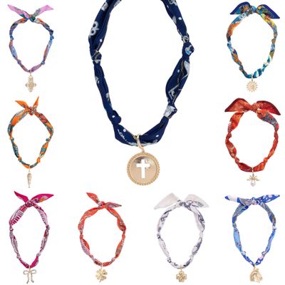 CANVAS Scarf Necklace