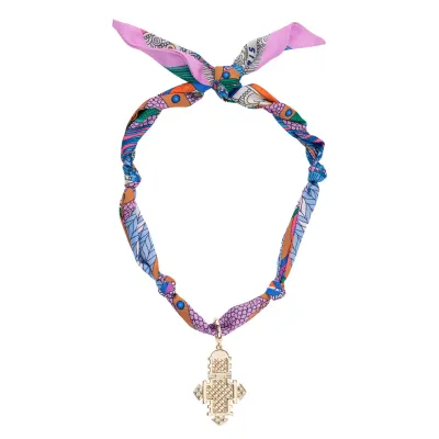 CANVAS Scarf Necklace
