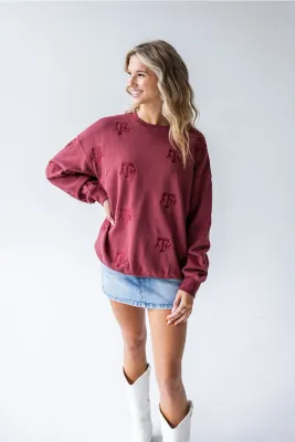 GDS A&amp;M Embroidered Repeat Crew