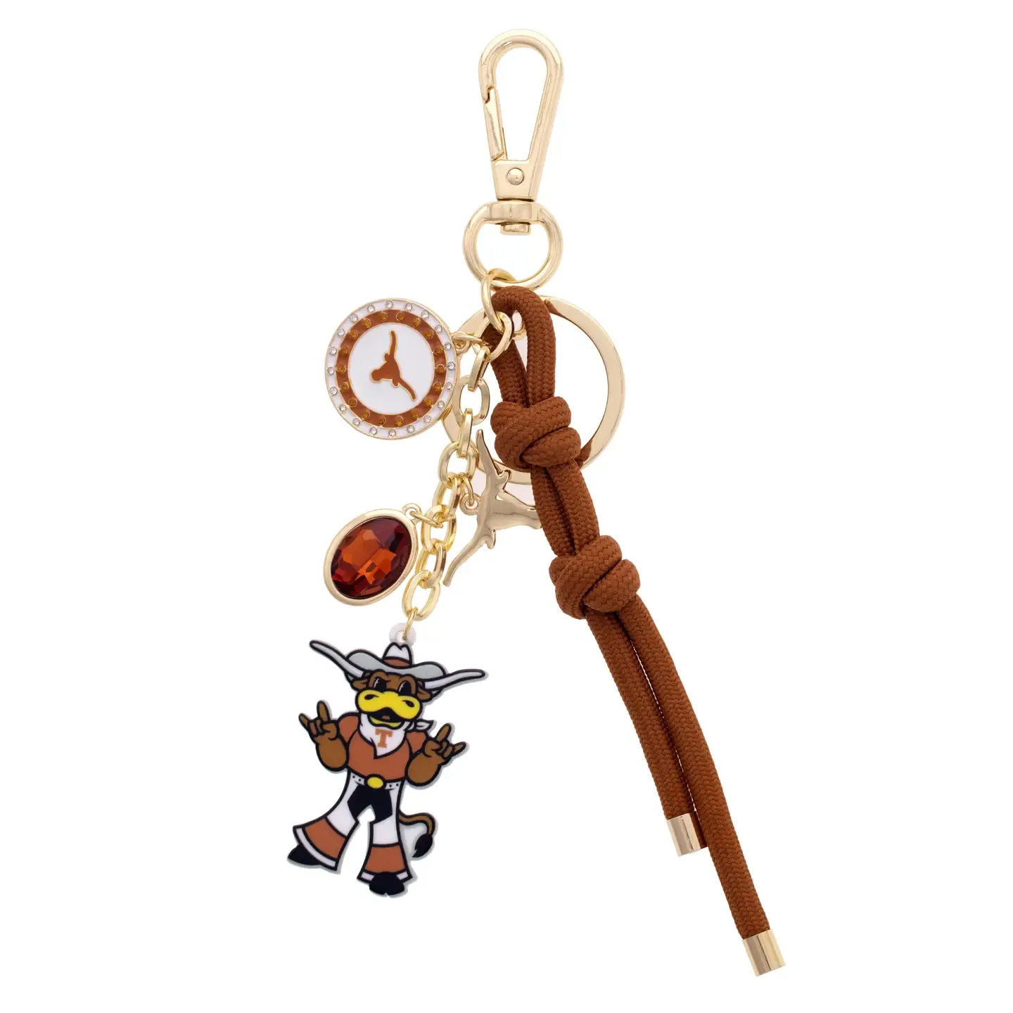 CANVAS Texas Longhorn Cluster Bag Charm
