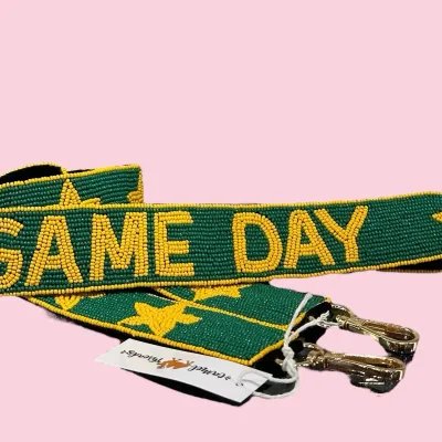 CT Green/Yellow Game Day Beaded Strap