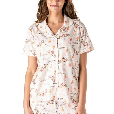 HELLO MELLO Hold Your Horses PJ Top