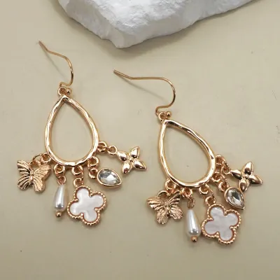 JOSSLYN Multi Charm Teardrop