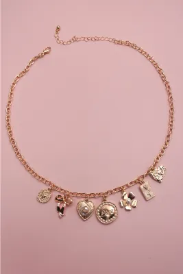 JOSSLYN Bow Love Charm Necklace