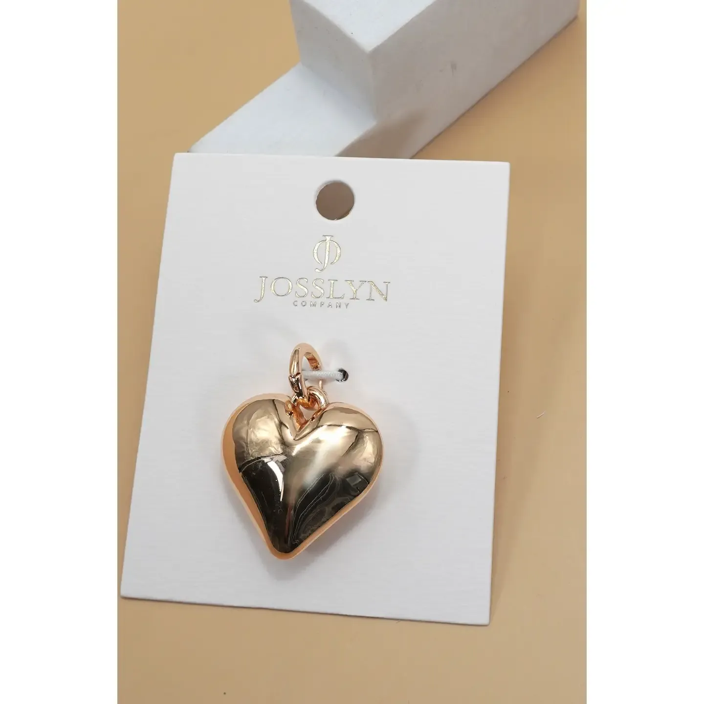 JOSSLYN Heart Necklace Charm