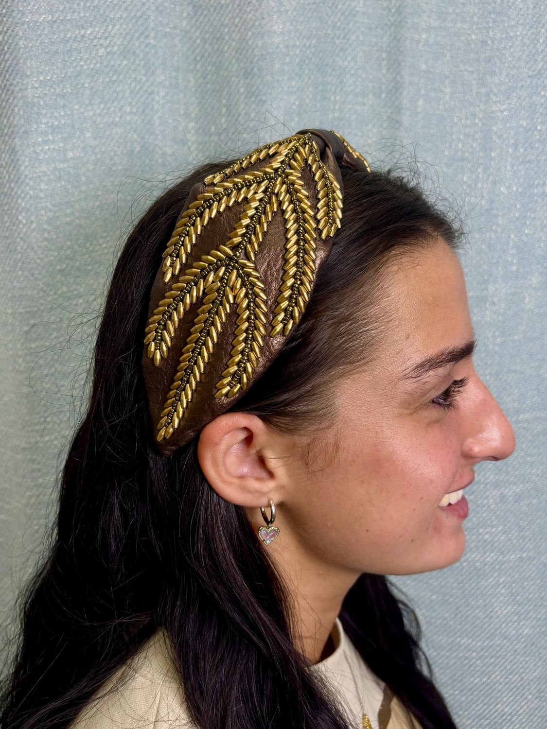 PRIA Leaf Brown Headband