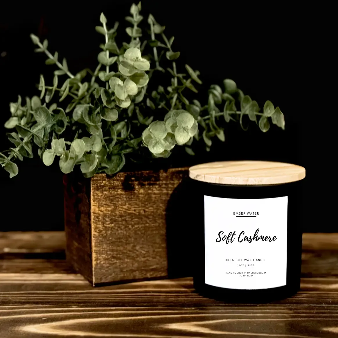 EMBER WATER Soft Cashmere 16oz Candle