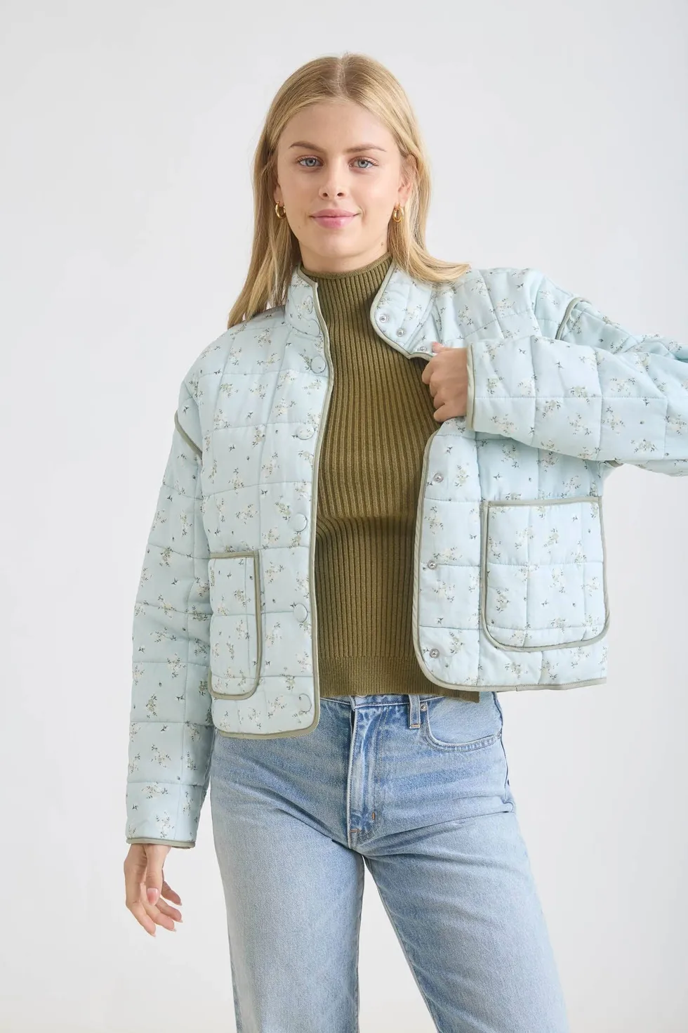 Sage Quilted Jacket