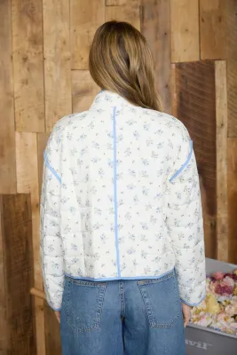 Ivory Quilted Jacket