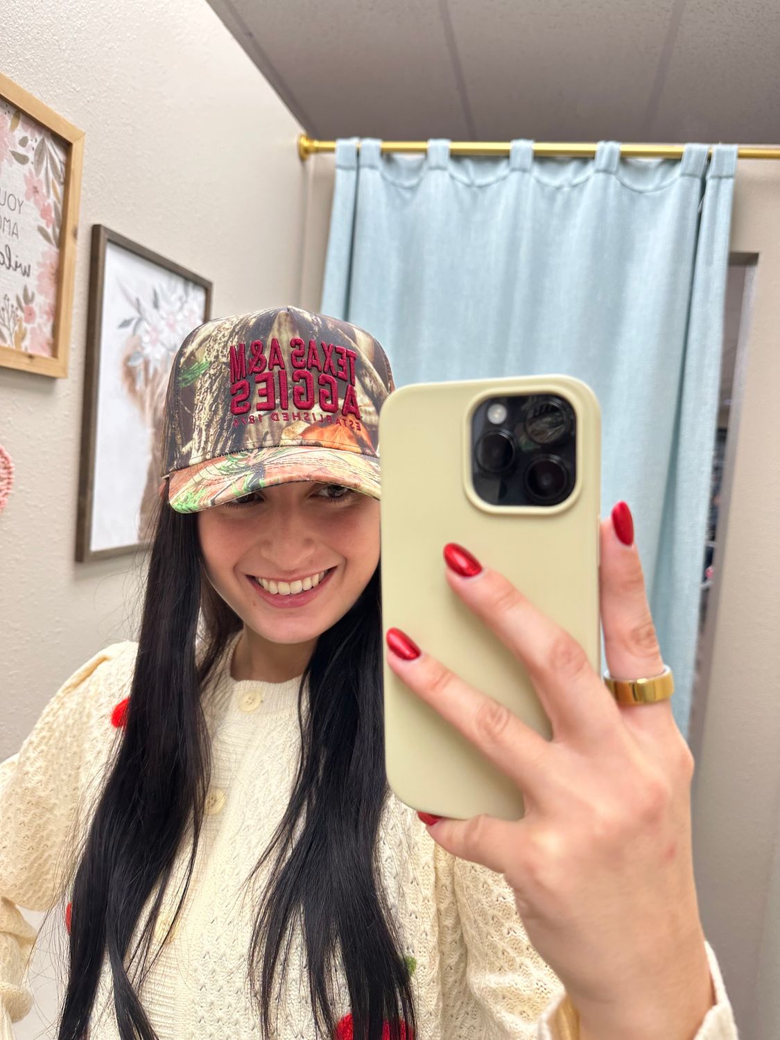 TAMU Brando Camo Hat