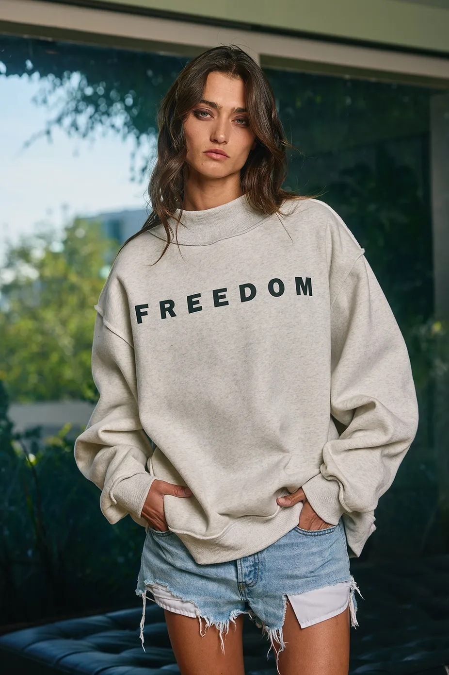 Freedom/ Legacy reversible Mockneck