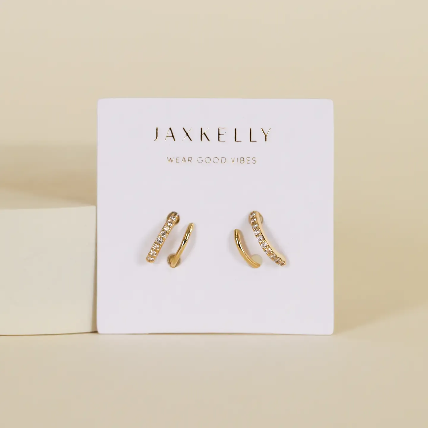 Jax Kelly Pave Spiral Earring