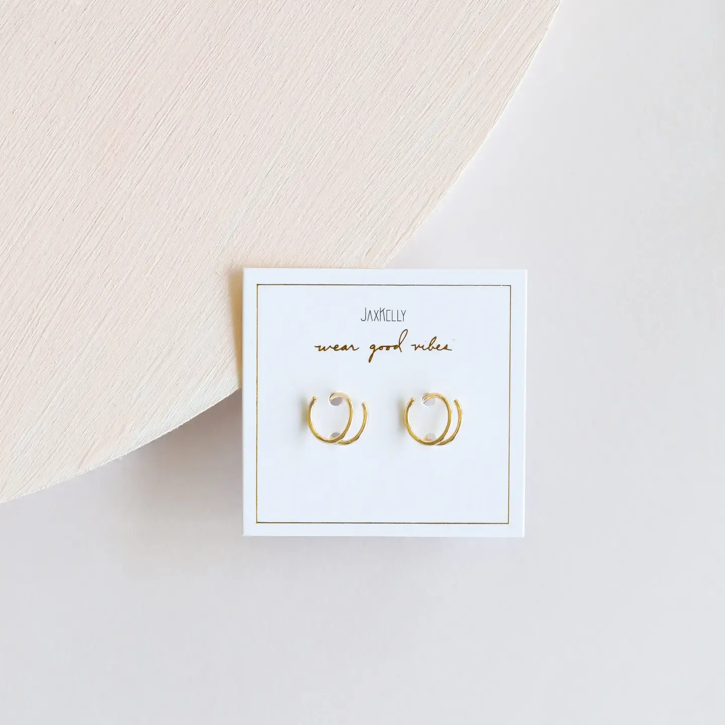 Jax Kelly Gold Spiral Earrings