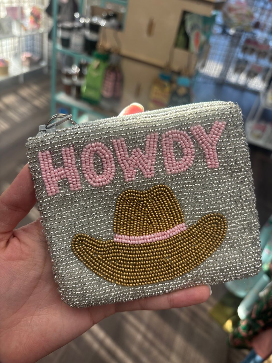 PRIA Howdy Coin Pouch Silver