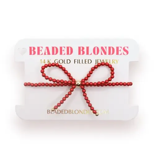 BB Red Bow Bracelet 