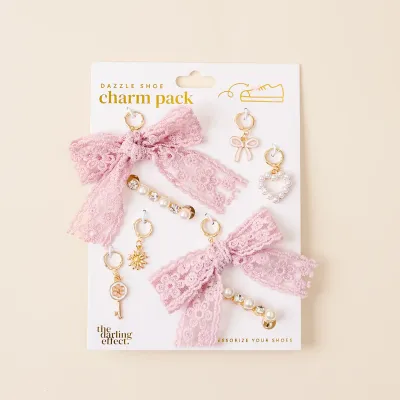 TDE Dazzle Shoe Charm Pk
