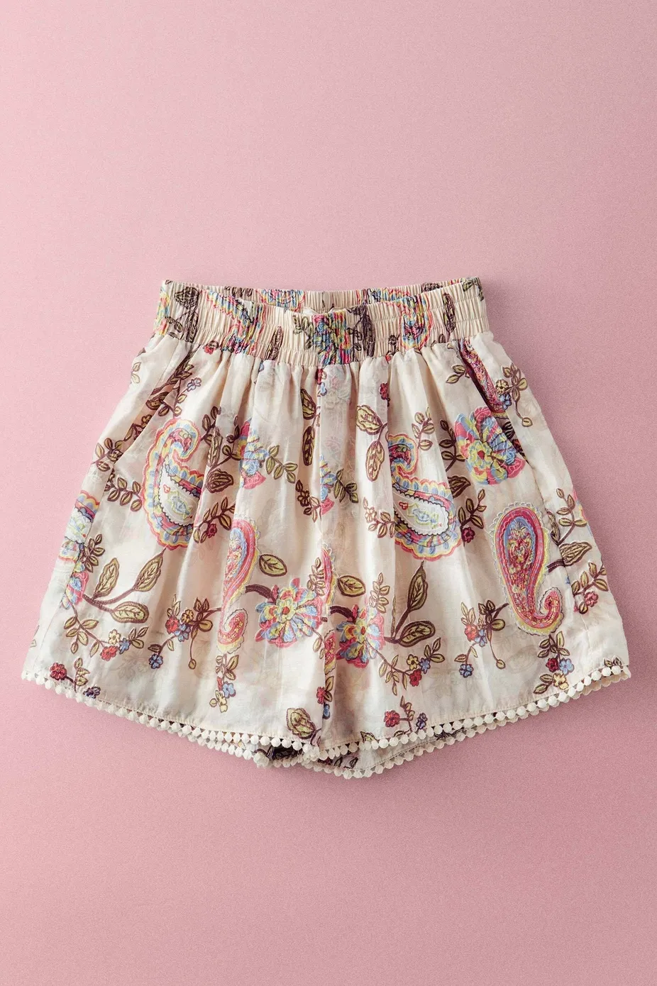 UD Boho Colorful Paisley Shorts