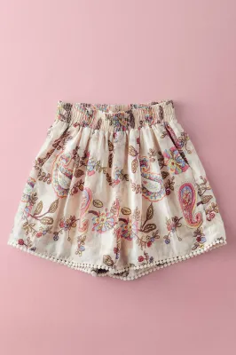 UD Boho Colorful Paisley Shorts