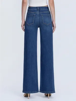 Vervet Olivia Dark Denim High Rise Wide Leg