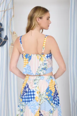BP Amalfi Boxy Crop Tank Top