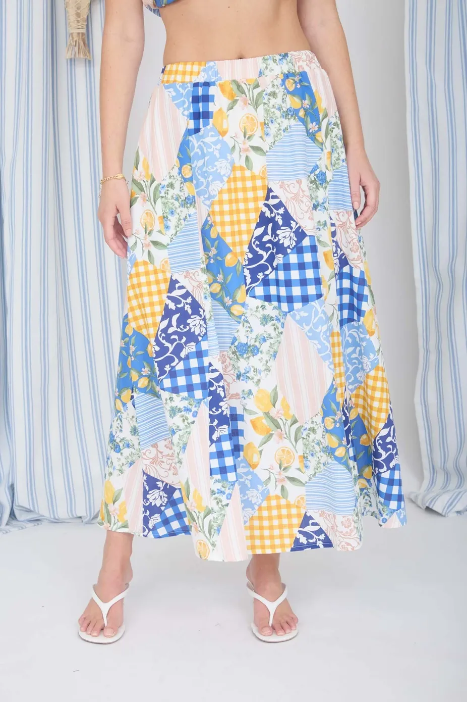Amalfi High Waist Maxi Skirt