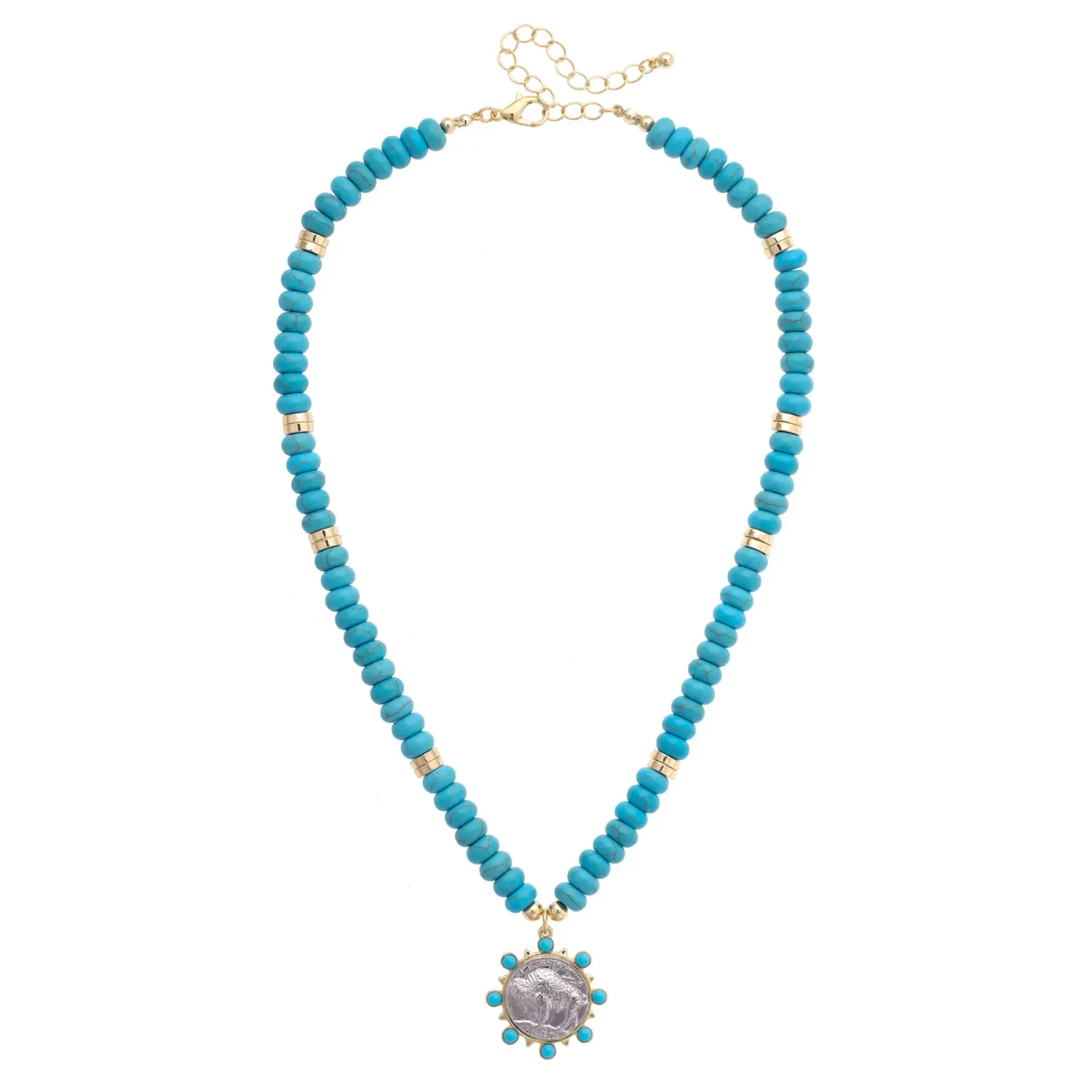 CANVAS Buffalo Coin Necklace