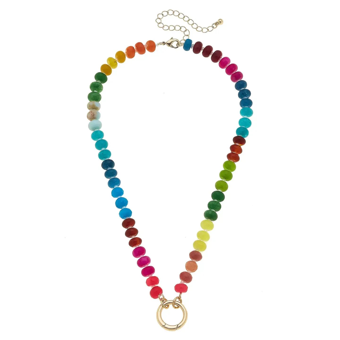 CANVAS Lucy Gemstone Charm Necklace