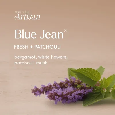CB Blue 19oz Jean Velluto Signature Candle