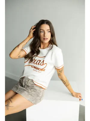 GAMEDAY SOCIAL Longorn Clayton Luxe Sweater Tee