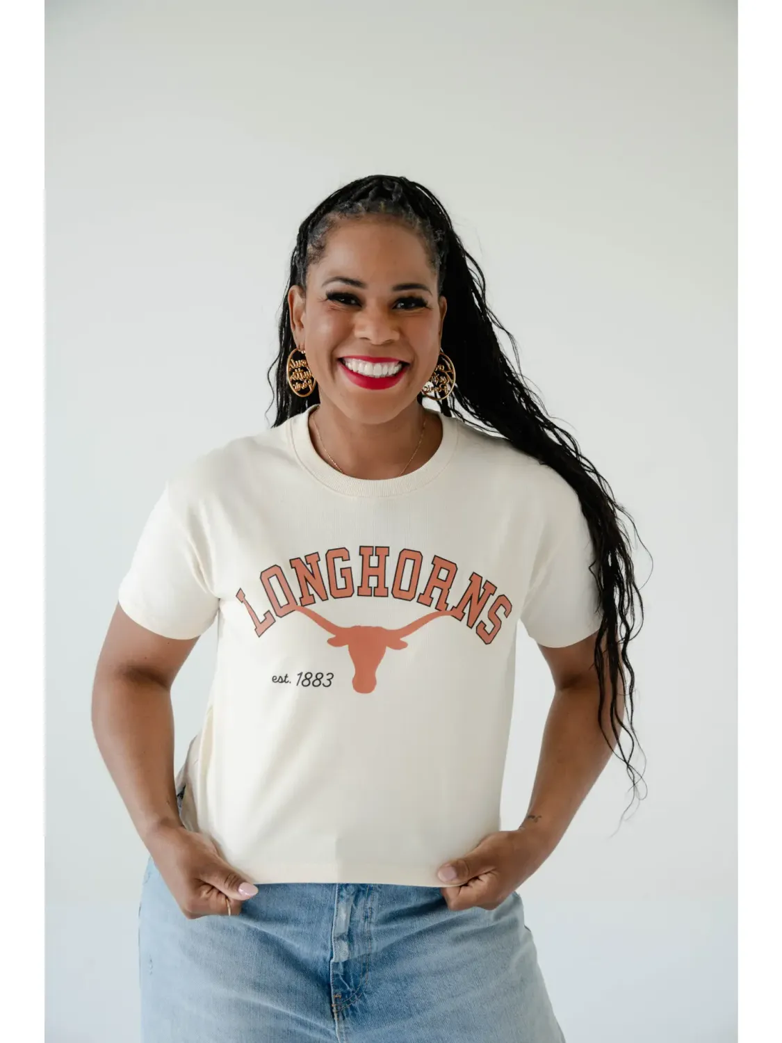 GAMEDAY SOCIAL Texas Arch Crop Tee