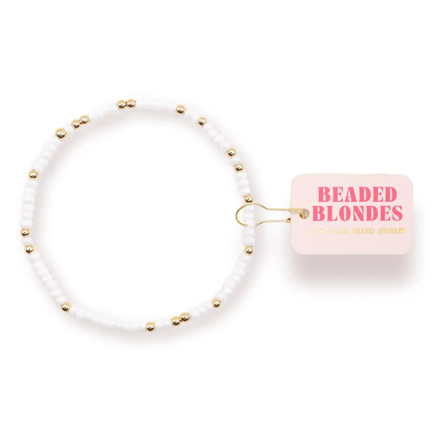 BB Luster White Sprinkle Bracelet
