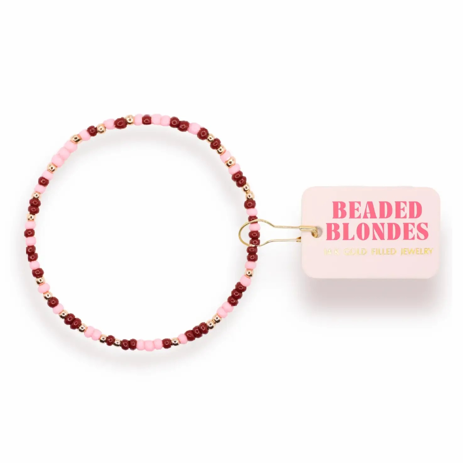 BB Cranberry Blush Sprinkle Bracelet