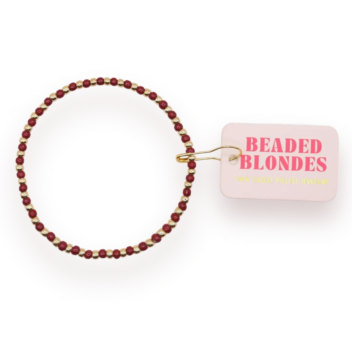 BB Maroon Demi Bracelet