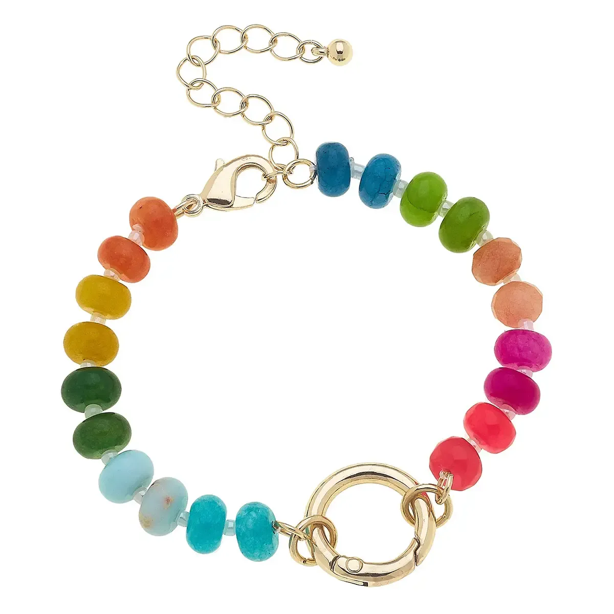 Canvas Lucy Gemstone Beaded Bracelet 