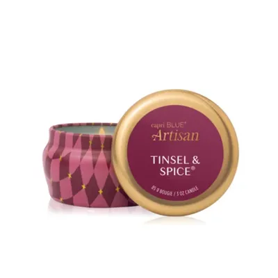 CAPRI BLUE Artisan Tinsel &amp; Spice 3oz Tin