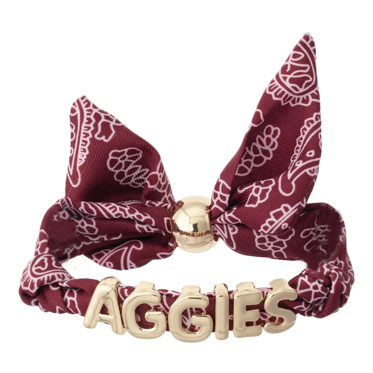CANVAS Aggies Bandana Slider Bracelet