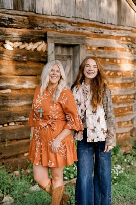 OMS Ellington Dress Burnt Orange