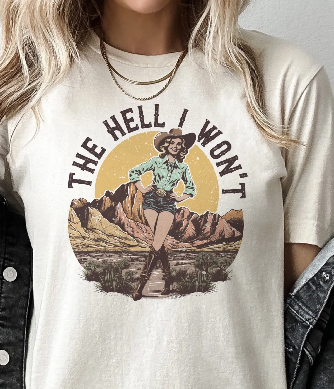 The Hell I   Wont Tee- Cream 