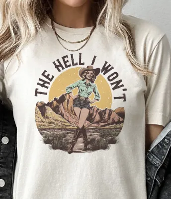 The Hell I   Wont Tee- Cream 
